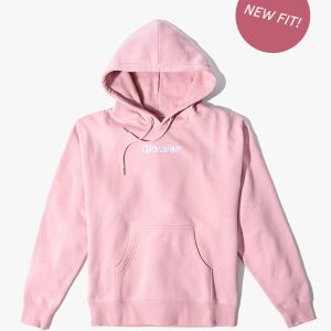Embroidered Pink Hoodie